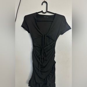 Black Cut out dress